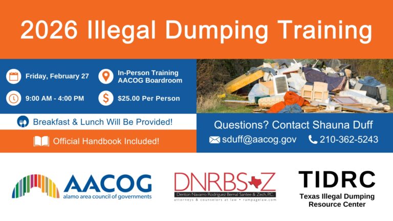 2026 Illegal Dumping Training
