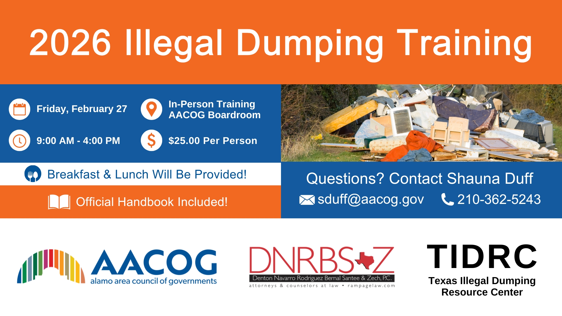 2026 Illegal Dumping Training